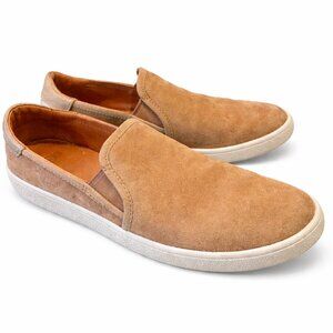 UGG Australia Jess Slip-On Suede Sneakers – Gold Tan – Women’s Size 8 – EUC